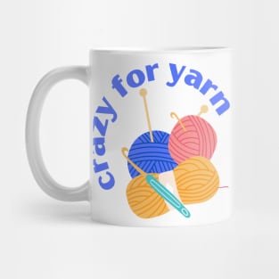 Crazy for yarn Mug